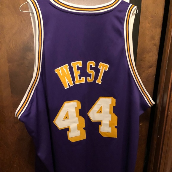mitchell and ness jerry west jersey